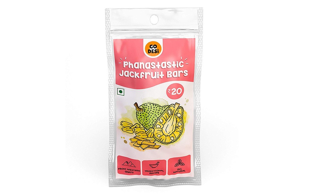 Go Desi Phanastastic Jack-fruit Bars    Pack  25 grams
